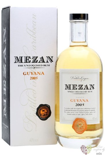 Mezan Single distilery 2005  Diamond  aged rum of Guyana by Pietro Ghilardi 40% vol. 0.70 l
