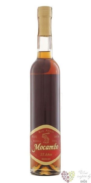 Mocambo „ 15 aňos ” aged 15 years Mexican rum 40% vol.     0.50 l