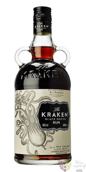 Kraken  Black spiced  flavored Trinidad &amp; Tobago rum 40% vol.  1.00 l