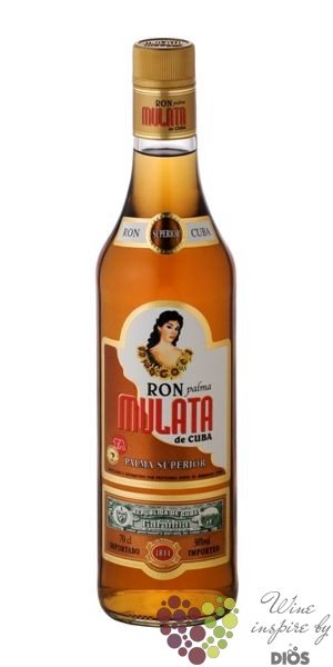 Mulata de Cuba „ Palma Superior ” Cuban rum 38% vol.    0.70 l