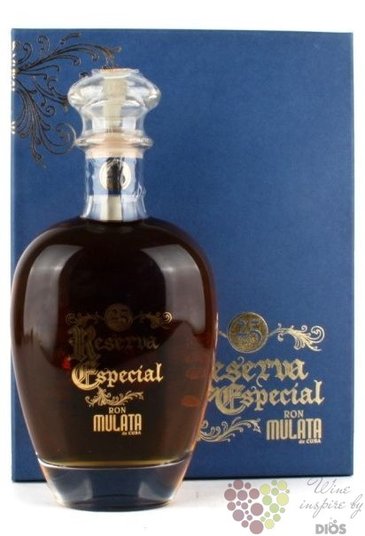 Mulata de Cuba „ Reserva Especial ” aged 25 years Cuban rum 38% vol.  0.70 l