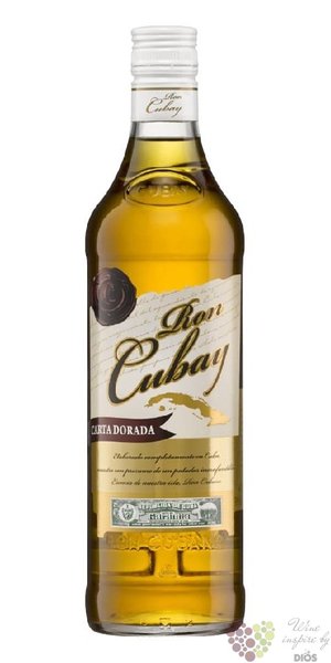Cubay  Carta dorada  aged 4 years Cuban rum 38% vol.  0.70 l
