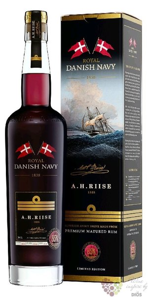A.H. Riise Royal Danish Navy  Overproof 55  Caribbean rum 55% vol.  0.70 l