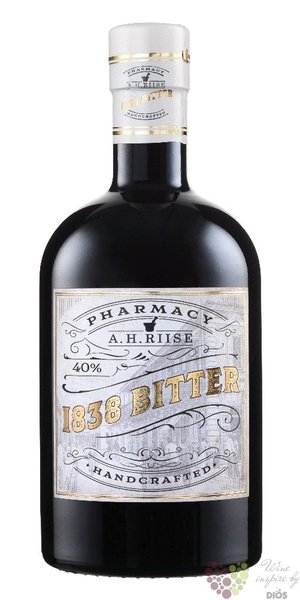 A.H. Riise  Pharmacy 1838 Bitter  Danish herbal liqueur 40% vol.  0.70 l
