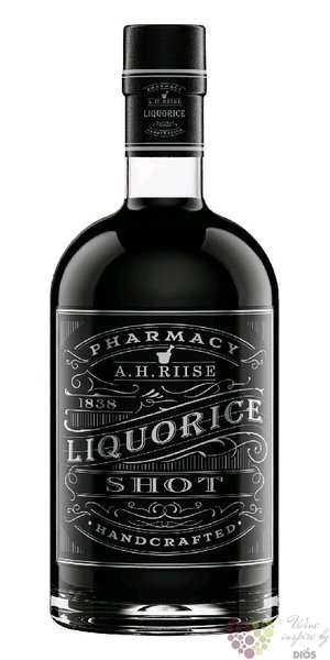 A.H. Riise  Pharmacy Liquorice Shot  Danish herbal liqueur 18% vol.  0.70 l