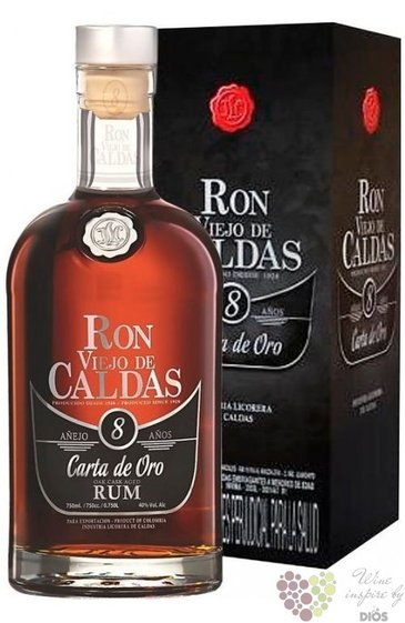 Viejo de Caldas aged 8 years Colombian rum 40% vol.  0.70 l