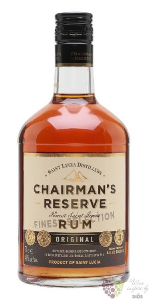 Chairmans  Reserve Original  aged rum St. Lucia distillers 40% vol.  0.70 l