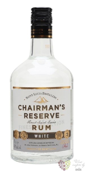 Chairmans  Reserve white  aged rum of St. Lucia distillers 43% vol.  0.70 l