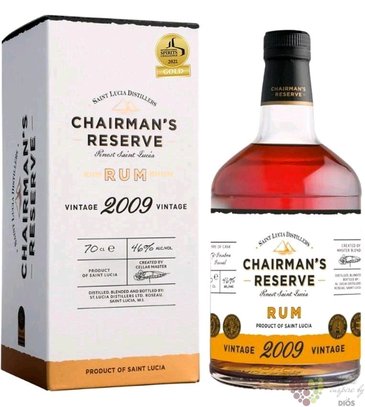 Chairmans  Reserve Vintage  2009   unique Saint Lucian rum 46% vol. 0.70 l
