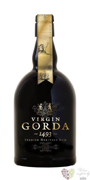 Virgin Gorda  1493  unique blended Spanish Heritage rum 40% vol.    0.70 l