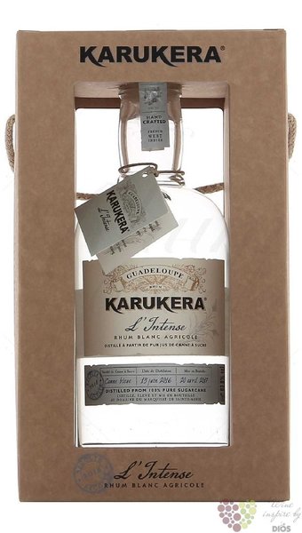 Karukera agricole blanc  Intense  white rum of Guadeloupe 60.3% vol.  0.70 l