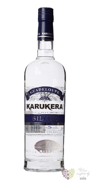 Karukera agricole blanc  Silver  white rum of Guadeloupe 50% vol.  0.70 l