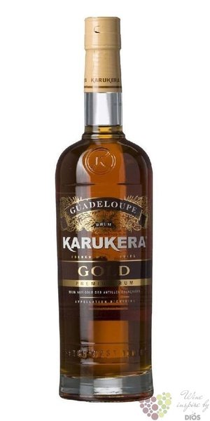 Karukera agricole  Gold - Ambr  rum of Guadeloupe 40% vol.    0.70 l