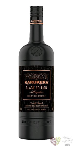 Karukera agricole vieux  Black edition Allgator  Guadeloupe rum 45%vol.  1.00 l