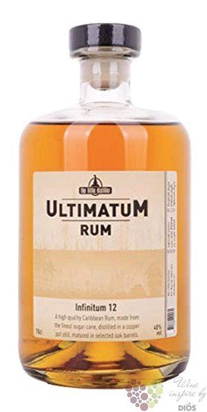 Ultimatum „ Infinitum 12 ” aged 12 years finest Caribbean rum 40% vol.  0.70 l