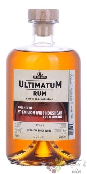 Ultimatum Single cask  St. Emilion wine hogshead  aged Jamaican rum 46.5% vol.  0.70 l