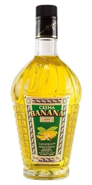 Arehucas  Crema de Banana Canafruit  Canaria Islands flavored rum 20% vol. 0.70 l