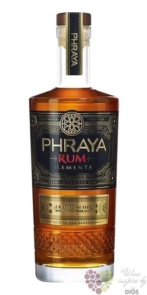 Phraya  Elements  aged Thailand rum 40% vol.  0.70 l