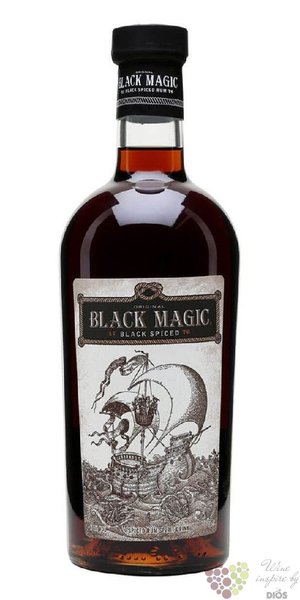 Black Magic  Spiced  flavored Caribbean rum 40% vol.  0.70 l