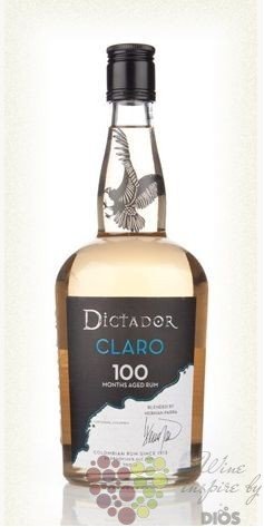 Dictador 100 months aged  Claro  rum of Colombia 40% vol.   0.70 l