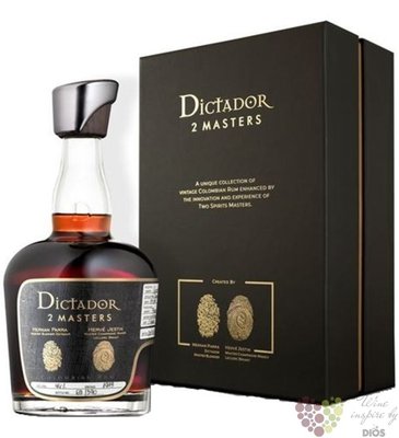Dictador 2 Masters 1982  Royal Tokaji  unique Colombian rum  44% vol. 0.70 l
