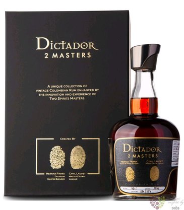 Rum Dictador 2 Masters 1977 Tokaj b1  gB 46.2%0.70l