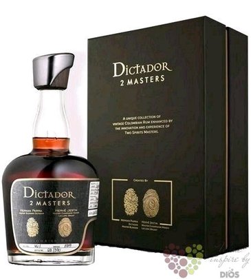 Dictador 2 Masters 1974  Glenfarclas whisky  unique Colombian rum 43.4% vol.  0.70 l