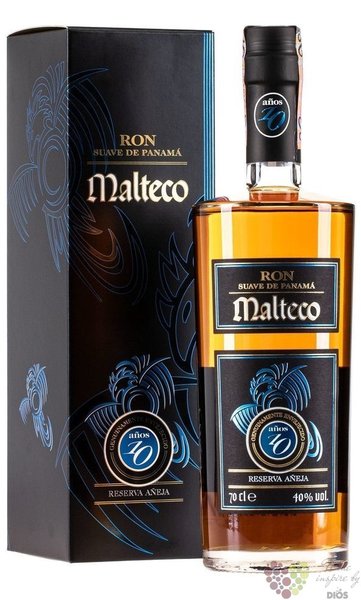 Malteco reserva  Aeja  aged 10 years Panamas rum 40.5% vol.  0.20 l