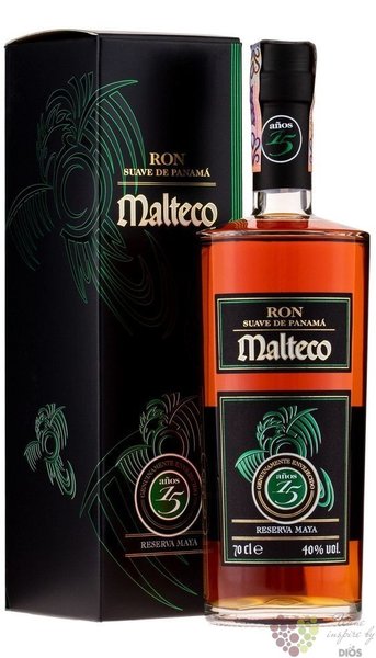 Malteco reserva  Maya  aged 15 years Panamas rum 40% vol.  0.70 l