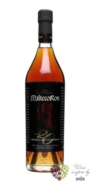 Malteco reserva  del Fundador  aged 20 years rum of Guatemala 41% vol.  0.20 l