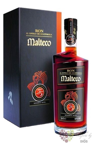 Malteco Reserva  Rara  aged 25 years Panama rum 40% vol.  0.70 l