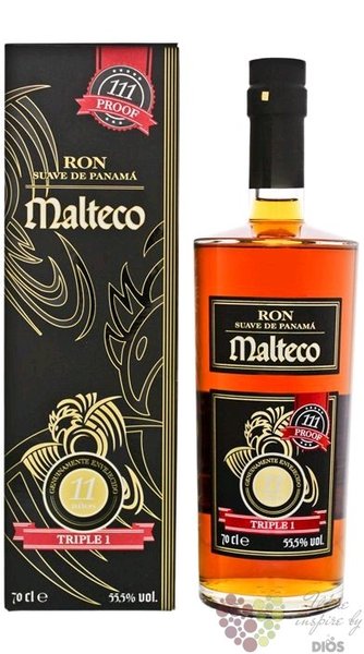 Malteco  Triple 1  aged 11 years Panamas rum 55.5% vol. 0.70 l