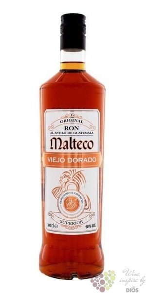 Malteco  Viejo Dorado  aged rum of Guatemala 40% vol.  1.00 l