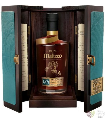 Malteco 1991  Seleccion  vintage rum of Guatemala 40% vol. 0.70 l