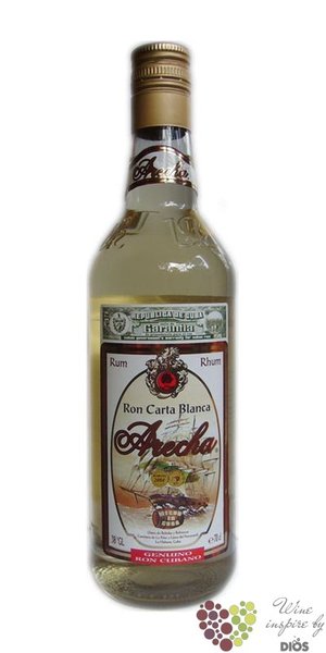Arecha  Carta blanca  white Cuban rum 38% vol.    0.70 l