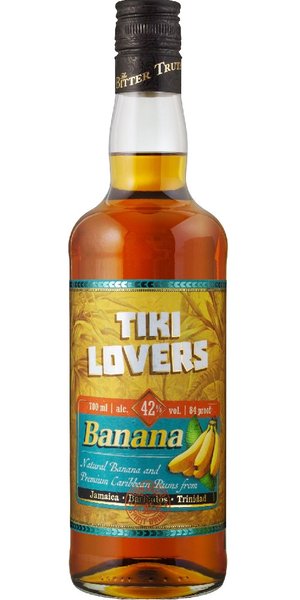 Tiki Lovers  84 Proof - Banana  Jamaican Sugar cane spirits 42% vol.  0.70 l