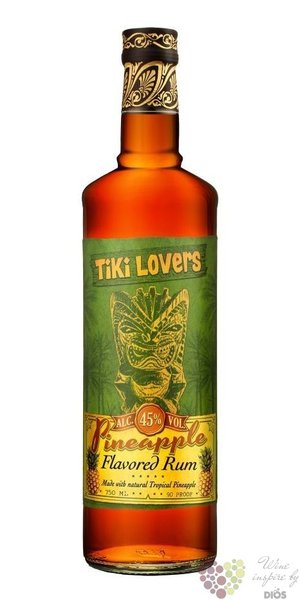 Tiki Lovers  Pineaple  flavored Jamaican rum 45% vol.  0.70 l