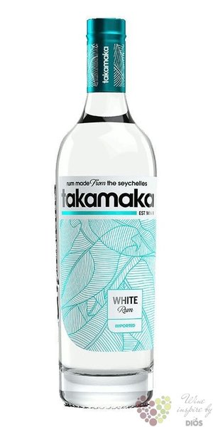 Takamaka bay  White  plain Seychelles rum 38% vol.  0.70 l