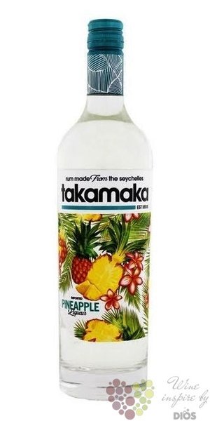 Takamaka bay  Pineapple  flavored rum of Seychelles islands 25% vol.  0.70 l
