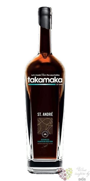 Takamaka bay St.Andr aged 8 years rum of Seychelles islands 40% vol.  1.00 l