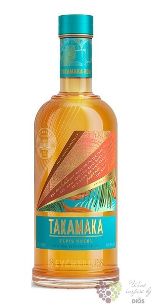 Takamaka bay St.Andr  Zepis Kreol  Seychelles islands rum 43%  0.70 l