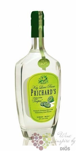 Prichards  Key Lime  flavored rum of American Virginia islands 35% vol.     0.70 l