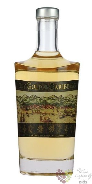 Caribbean spiced gold flavored Panamas rum 40% vol.    0.70 l