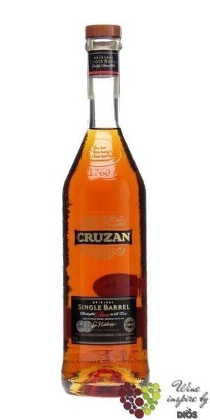 Cruzan  Estate single barrel  aged 12 years rum of Virginia Islands 40% vol. 1.00 l