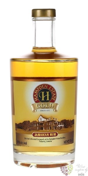 Hampden Estate  Gold  aged Jamaican rum 38% vol.  0.70 l