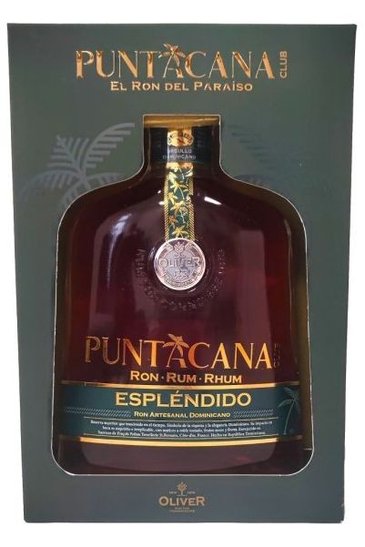 Puntacana club  Esplendido - Francois Freres cask  aged Dominican rum 38% vol.  0.70 l
