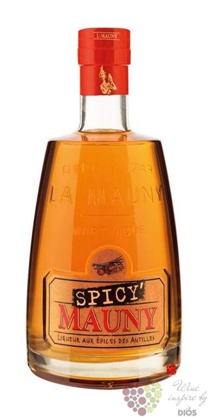 la Mauny  Spicy Mauny Epice  flavored rum of Martinique 40% vol.  0.70 l