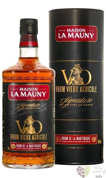 la Mauny  VO Signature  aged rum of Martinique 40% vol.  0.70 l