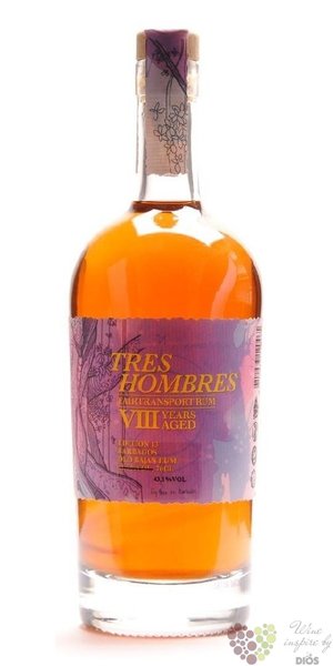 Tres Hombres batch 13  Old Bayan Foursquare  aged 8 years rum of Barbados 43.1% vol.  0.70 l