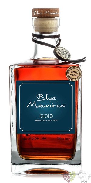 Blue Mauritius  Gold  Mauritian rum liqueur 40% vol. 0.70 l